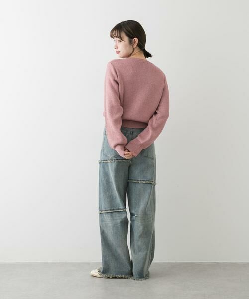 SENSE OF PLACE by URBAN RESEARCH / センスオブプレイス バイ アーバンリサーチ カーディガン・ボレロ | 『洗濯可』グリッターカーディガン | 詳細21