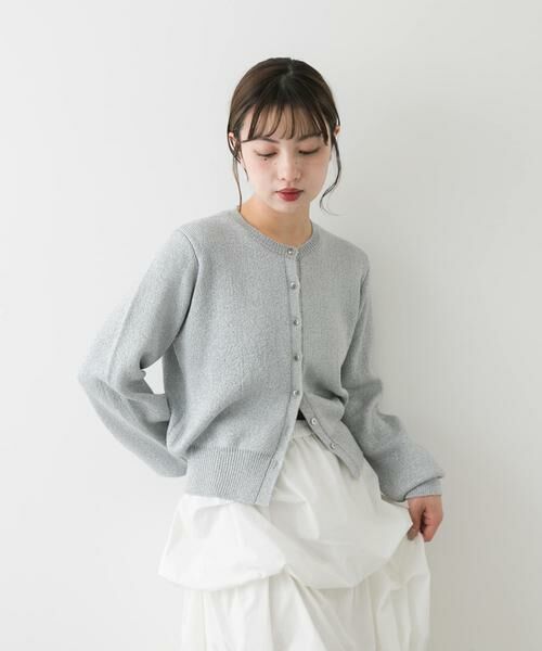 SENSE OF PLACE by URBAN RESEARCH / センスオブプレイス バイ アーバンリサーチ カーディガン・ボレロ | 『洗濯可』グリッターカーディガン | 詳細24