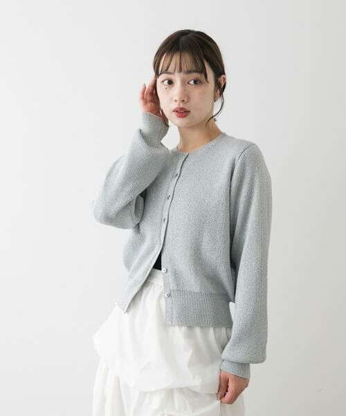 SENSE OF PLACE by URBAN RESEARCH / センスオブプレイス バイ アーバンリサーチ カーディガン・ボレロ | 『洗濯可』グリッターカーディガン | 詳細25