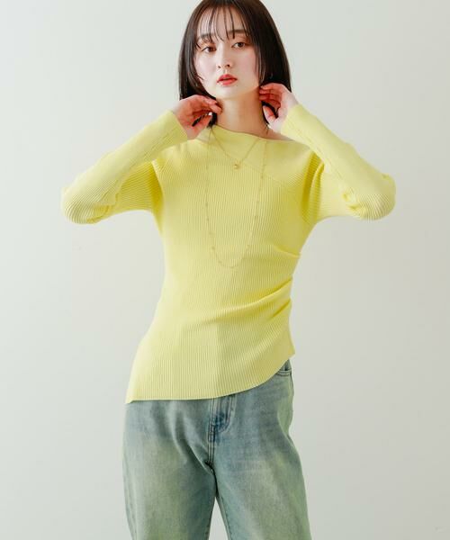 SENSE OF PLACE by URBAN RESEARCH / センスオブプレイス バイ アーバンリサーチ ニット・セーター | アシメデザインセーター | 詳細1