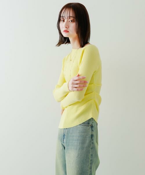 SENSE OF PLACE by URBAN RESEARCH / センスオブプレイス バイ アーバンリサーチ ニット・セーター | アシメデザインセーター | 詳細2