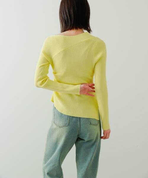 SENSE OF PLACE by URBAN RESEARCH / センスオブプレイス バイ アーバンリサーチ ニット・セーター | アシメデザインセーター | 詳細3