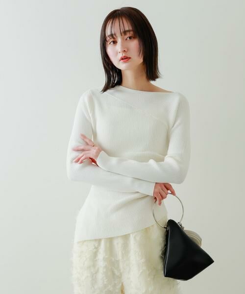 SENSE OF PLACE by URBAN RESEARCH / センスオブプレイス バイ アーバンリサーチ ニット・セーター | アシメデザインセーター | 詳細15