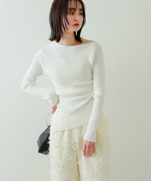 SENSE OF PLACE by URBAN RESEARCH / センスオブプレイス バイ アーバンリサーチ ニット・セーター | アシメデザインセーター | 詳細16