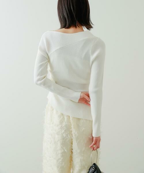 SENSE OF PLACE by URBAN RESEARCH / センスオブプレイス バイ アーバンリサーチ ニット・セーター | アシメデザインセーター | 詳細18