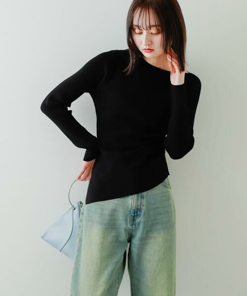 SENSE OF PLACE by URBAN RESEARCH / センスオブプレイス バイ アーバンリサーチ ニット・セーター | アシメデザインセーター | 詳細25