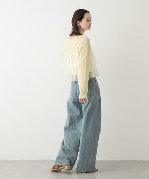 SENSE OF PLACE by URBAN RESEARCH / センスオブプレイス バイ アーバンリサーチ カーディガン・ボレロ | ダブルジップフリルニットカーディガン | 詳細6