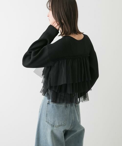 SENSE OF PLACE by URBAN RESEARCH / センスオブプレイス バイ アーバンリサーチ カーディガン・ボレロ | ダブルジップフリルニットカーディガン | 詳細22