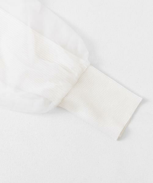 SENSE OF PLACE by URBAN RESEARCH / センスオブプレイス バイ アーバンリサーチ カーディガン・ボレロ | チュールドッキングニットカーディガン | 詳細25