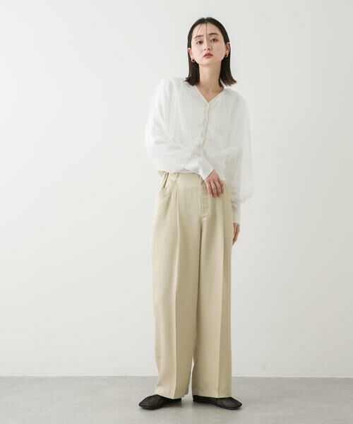 SENSE OF PLACE by URBAN RESEARCH / センスオブプレイス バイ アーバンリサーチ カーディガン・ボレロ | チュールドッキングニットカーディガン | 詳細18