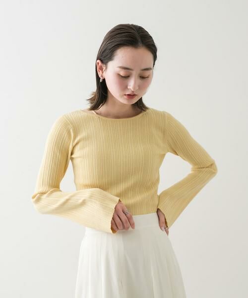 SENSE OF PLACE by URBAN RESEARCH / センスオブプレイス バイ アーバンリサーチ ニット・セーター | ストラップラウンドネックセーター | 詳細2