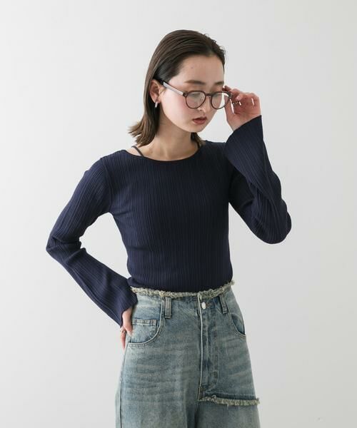 SENSE OF PLACE by URBAN RESEARCH / センスオブプレイス バイ アーバンリサーチ ニット・セーター | ストラップラウンドネックセーター | 詳細8