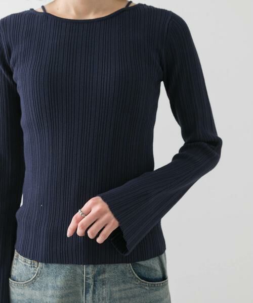 SENSE OF PLACE by URBAN RESEARCH / センスオブプレイス バイ アーバンリサーチ ニット・セーター | ストラップラウンドネックセーター | 詳細18