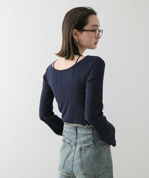 SENSE OF PLACE by URBAN RESEARCH / センスオブプレイス バイ アーバンリサーチ ニット・セーター | ストラップラウンドネックセーター | 詳細10