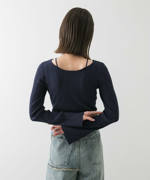 SENSE OF PLACE by URBAN RESEARCH / センスオブプレイス バイ アーバンリサーチ ニット・セーター | ストラップラウンドネックセーター | 詳細11