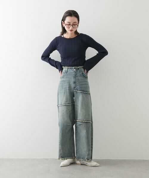 SENSE OF PLACE by URBAN RESEARCH / センスオブプレイス バイ アーバンリサーチ ニット・セーター | ストラップラウンドネックセーター | 詳細12