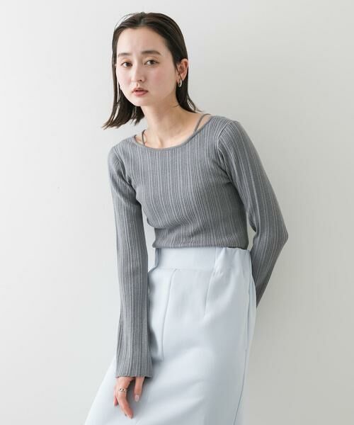 SENSE OF PLACE by URBAN RESEARCH / センスオブプレイス バイ アーバンリサーチ ニット・セーター | ストラップラウンドネックセーター | 詳細28