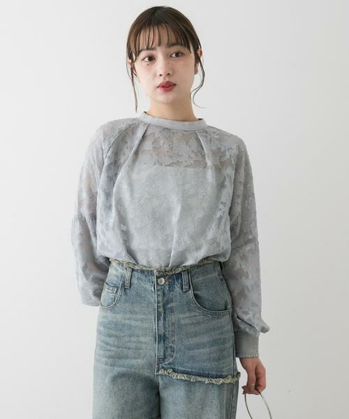 SENSE OF PLACE by URBAN RESEARCH / センスオブプレイス バイ アーバンリサーチ シャツ・ブラウス | ボリュームスリーブジャガードブラウス | 詳細2