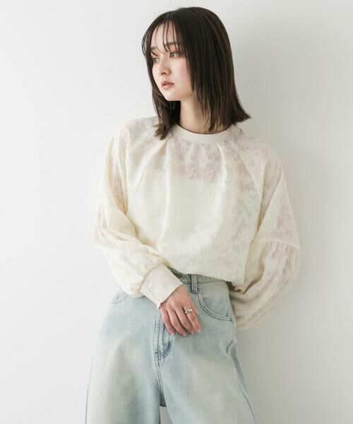 SENSE OF PLACE by URBAN RESEARCH / センスオブプレイス バイ アーバンリサーチ シャツ・ブラウス | ボリュームスリーブジャガードブラウス | 詳細24