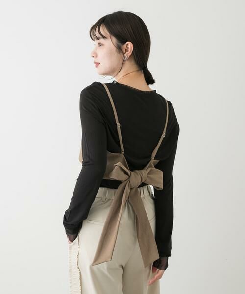 SENSE OF PLACE by URBAN RESEARCH / センスオブプレイス バイ アーバンリサーチ その他トップス | バックリボンビスチェ | 詳細9