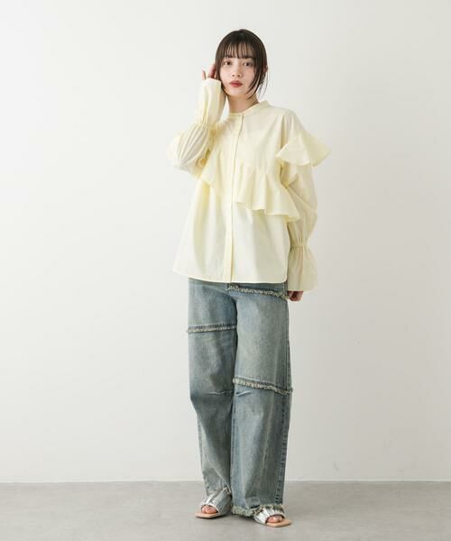 SENSE OF PLACE by URBAN RESEARCH / センスオブプレイス バイ アーバンリサーチ シャツ・ブラウス | アシメフリルブラウス | 詳細5