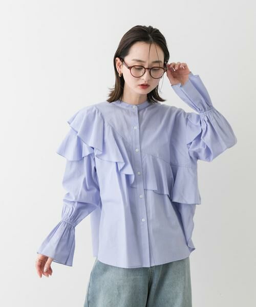 SENSE OF PLACE by URBAN RESEARCH / センスオブプレイス バイ アーバンリサーチ シャツ・ブラウス | アシメフリルブラウス | 詳細12