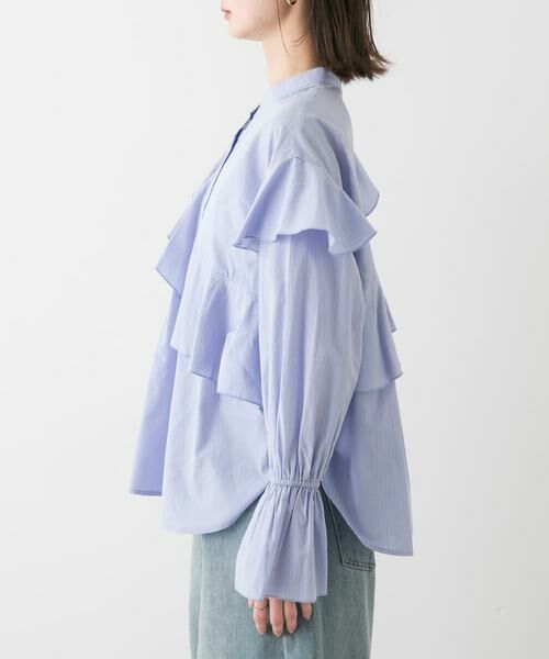 SENSE OF PLACE by URBAN RESEARCH / センスオブプレイス バイ アーバンリサーチ シャツ・ブラウス | アシメフリルブラウス | 詳細23