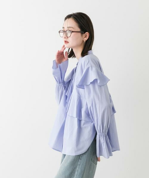 SENSE OF PLACE by URBAN RESEARCH / センスオブプレイス バイ アーバンリサーチ シャツ・ブラウス | アシメフリルブラウス | 詳細13