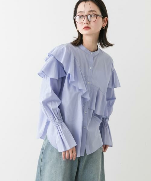 SENSE OF PLACE by URBAN RESEARCH / センスオブプレイス バイ アーバンリサーチ シャツ・ブラウス | アシメフリルブラウス | 詳細15