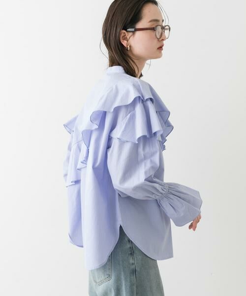 SENSE OF PLACE by URBAN RESEARCH / センスオブプレイス バイ アーバンリサーチ シャツ・ブラウス | アシメフリルブラウス | 詳細16