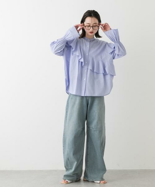SENSE OF PLACE by URBAN RESEARCH / センスオブプレイス バイ アーバンリサーチ シャツ・ブラウス | アシメフリルブラウス | 詳細18