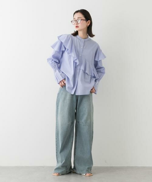 SENSE OF PLACE by URBAN RESEARCH / センスオブプレイス バイ アーバンリサーチ シャツ・ブラウス | アシメフリルブラウス | 詳細19