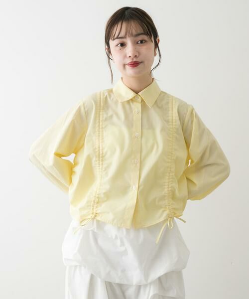 SENSE OF PLACE by URBAN RESEARCH / センスオブプレイス バイ アーバンリサーチ シャツ・ブラウス | クロップドシャーリングシャツ | 詳細2