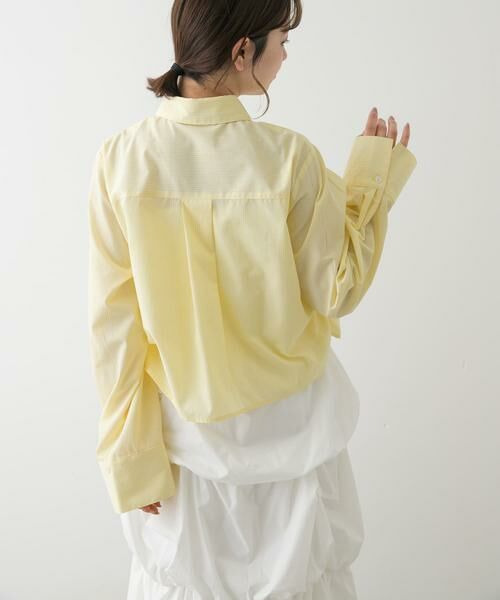 SENSE OF PLACE by URBAN RESEARCH / センスオブプレイス バイ アーバンリサーチ シャツ・ブラウス | クロップドシャーリングシャツ | 詳細6