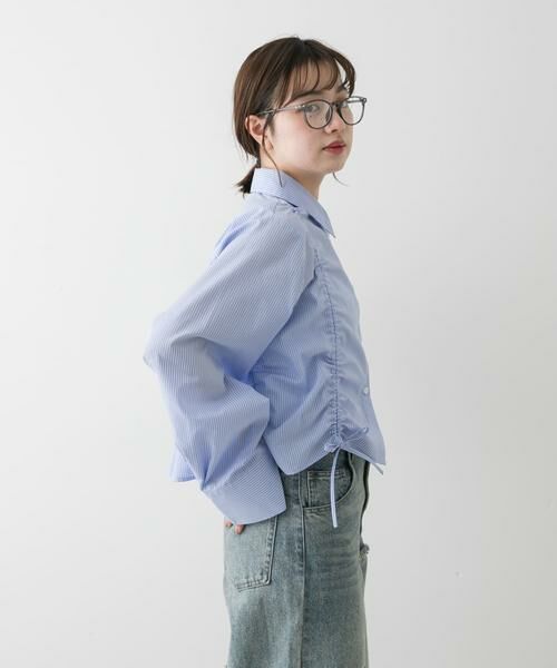 SENSE OF PLACE by URBAN RESEARCH / センスオブプレイス バイ アーバンリサーチ シャツ・ブラウス | クロップドシャーリングシャツ | 詳細17