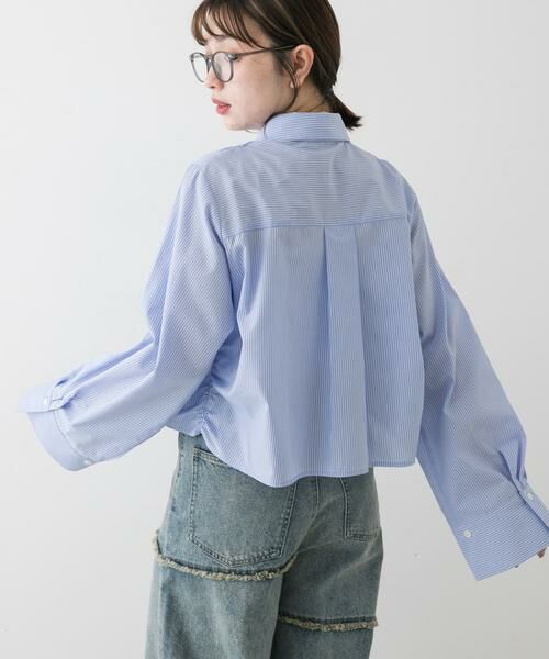 SENSE OF PLACE by URBAN RESEARCH / センスオブプレイス バイ アーバンリサーチ シャツ・ブラウス | クロップドシャーリングシャツ | 詳細19