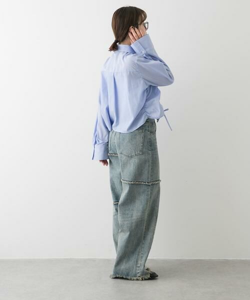 SENSE OF PLACE by URBAN RESEARCH / センスオブプレイス バイ アーバンリサーチ シャツ・ブラウス | クロップドシャーリングシャツ | 詳細21