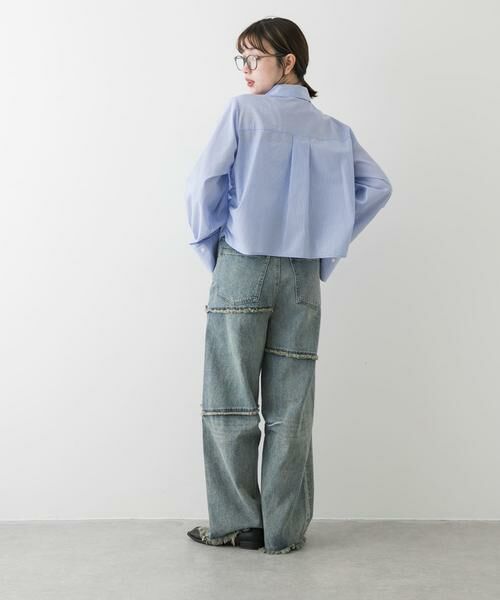 SENSE OF PLACE by URBAN RESEARCH / センスオブプレイス バイ アーバンリサーチ シャツ・ブラウス | クロップドシャーリングシャツ | 詳細22