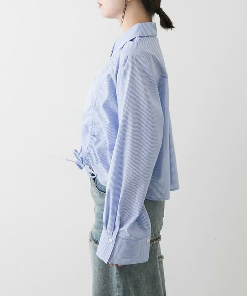 SENSE OF PLACE by URBAN RESEARCH / センスオブプレイス バイ アーバンリサーチ シャツ・ブラウス | クロップドシャーリングシャツ | 詳細24