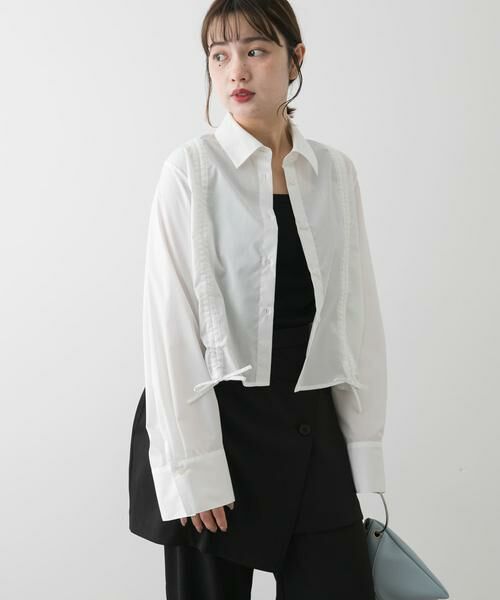 SENSE OF PLACE by URBAN RESEARCH / センスオブプレイス バイ アーバンリサーチ シャツ・ブラウス | クロップドシャーリングシャツ | 詳細30