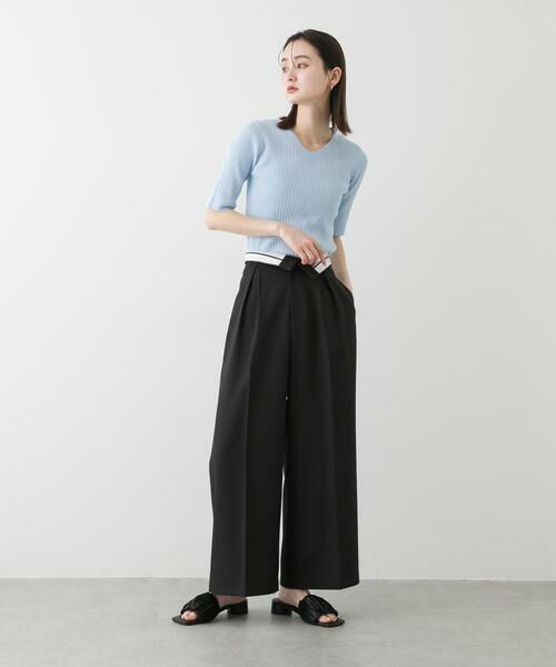 SENSE OF PLACE by URBAN RESEARCH / センスオブプレイス バイ アーバンリサーチ その他パンツ | ダブルベルトデザインスラックス | 詳細2