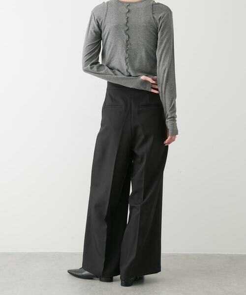 SENSE OF PLACE by URBAN RESEARCH / センスオブプレイス バイ アーバンリサーチ その他パンツ | ダブルベルトデザインスラックス | 詳細6