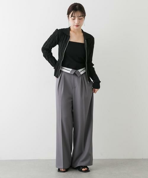 SENSE OF PLACE by URBAN RESEARCH / センスオブプレイス バイ アーバンリサーチ その他パンツ | ダブルベルトデザインスラックス | 詳細16