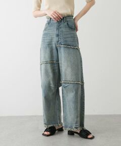SENSE OF PLACE by URBAN RESEARCH / センスオブプレイス バイ アーバンリサーチ デニムパンツ | パッチワークカーブデニム