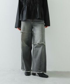 SENSE OF PLACE by URBAN RESEARCH / センスオブプレイス バイ アーバンリサーチ デニムパンツ | パッチワークカーブデニム