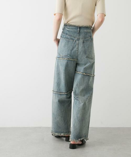 SENSE OF PLACE by URBAN RESEARCH / センスオブプレイス バイ アーバンリサーチ デニムパンツ | パッチワークカーブデニム | 詳細1