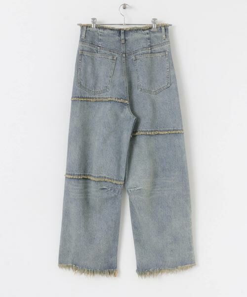 SENSE OF PLACE by URBAN RESEARCH / センスオブプレイス バイ アーバンリサーチ デニムパンツ | パッチワークカーブデニム | 詳細10