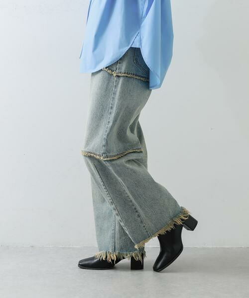 SENSE OF PLACE by URBAN RESEARCH / センスオブプレイス バイ アーバンリサーチ デニムパンツ | パッチワークカーブデニム | 詳細4