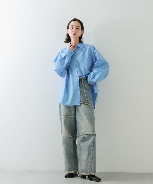 SENSE OF PLACE by URBAN RESEARCH / センスオブプレイス バイ アーバンリサーチ デニムパンツ | パッチワークカーブデニム | 詳細6