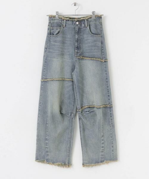 SENSE OF PLACE by URBAN RESEARCH / センスオブプレイス バイ アーバンリサーチ デニムパンツ | パッチワークカーブデニム | 詳細8